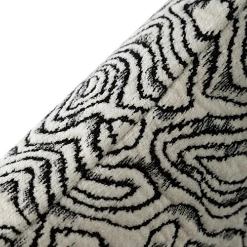 Mudo Home Nelly Kirlent Ekru Si̇yah 45x45 Mudo Home Nelly Kirlent Ekru Si̇yah 45x45