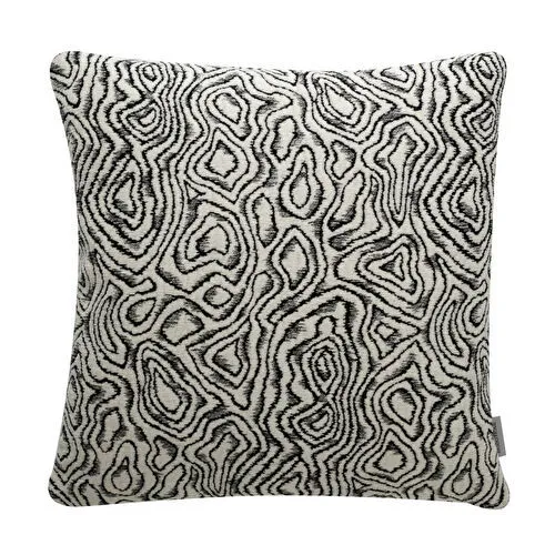 Mudo Home Nelly Kirlent Ekru Si̇yah 45x45