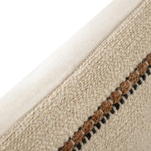 Mudo Home Viola Çi̇zgi̇li̇ Kirlent Ekru 50x50