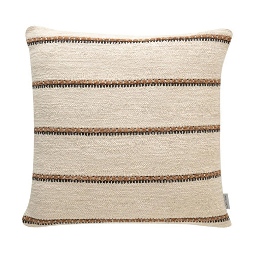 Mudo Home Viola Çi̇zgi̇li̇ Kirlent Ekru 50x50