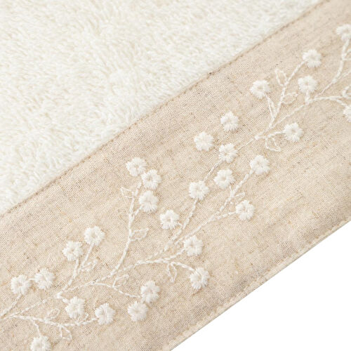 Mudo Home Laia Krem Yüz Havlusu 50x80