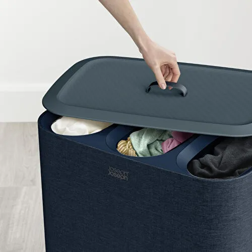 Joseph Joseph Tota 90 L Trio 3 Bölmeli Çamaşır Ayırma Sepeti Joseph Joseph Tota 90 L Trio 3 Bölmeli Çamaşır Ayırma Sepeti