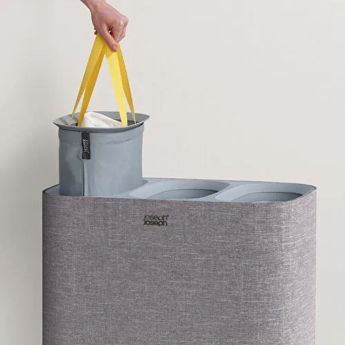 Joseph Joseph Tota 90 L Trio 3 Bölmeli Çamaşır Ayırma Sepeti Joseph Joseph Tota 90 L Trio 3 Bölmeli Çamaşır Ayırma Sepeti