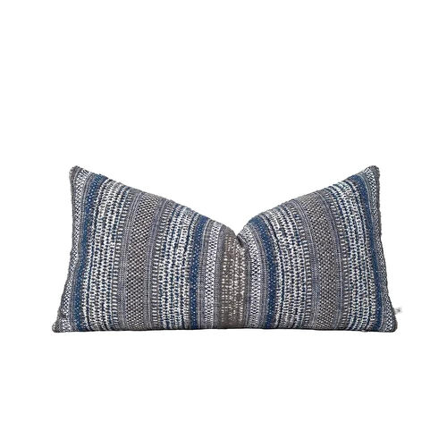 Penelope Aven Kırlent Kılıfı 35x70 Cm Lacivert- Gri
