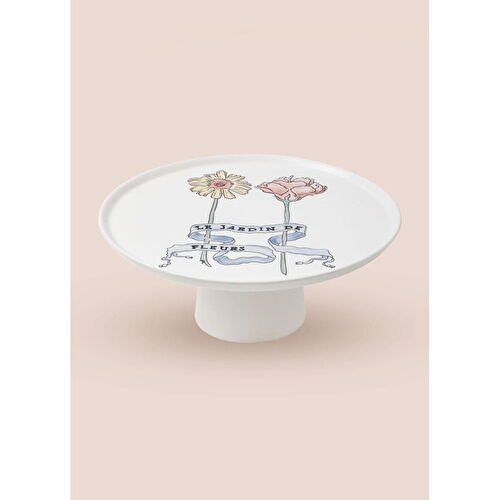 The Mia Luv Ayaklı Servis Tabağı 10x26 Cm