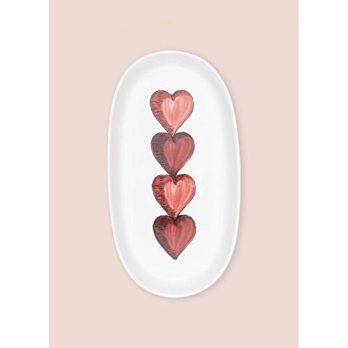 The Mia Luv Oval Servis 2li 26 Cm