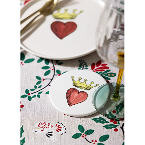 The Mia Luv Bardak Altlığı 4lü Set- 10 Cm