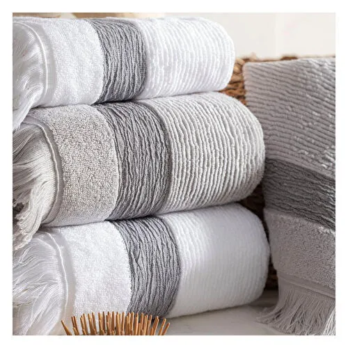 Mudo Home Borla Gri̇ El Havlusu 30x50cm