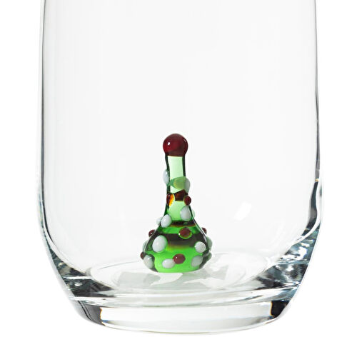 Mudo Home Pine Fi̇gürlü Cam Bardak 205 Ml