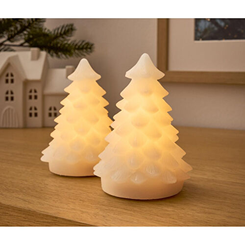 Tchibo Led Yılbaşı Ağacı, Gerçek Mum, 2li
