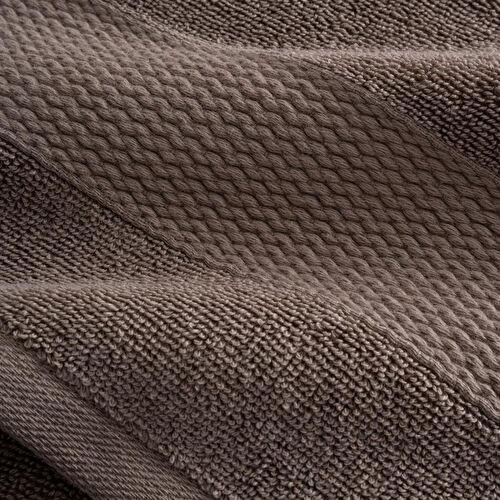 Green Black Lara El Havlusu %100 Pamuk Bordürlü Kahverengi 30x50 Cm