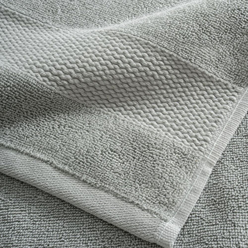 Green Black Lara Yüz Havlusu %100 Pamuk Bordürlü Yeşil 50x90 Cm