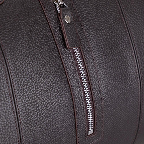 Bloominbag Bloomvoyager Cognac Clay Hakiki Deri Seyahat Çantası – Unisex Hafta Sonu Duffle Seyahat Çantası