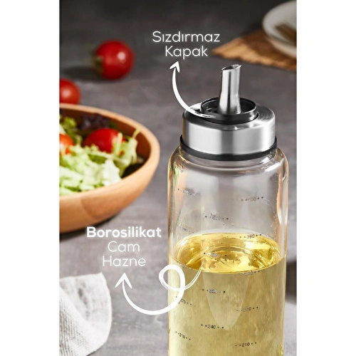 Vienev Borosilikat Pratik Cam Yağlık Sirkelik 500 Ml Vienev Borosilikat Pratik Cam Yağlık Sirkelik 500 Ml