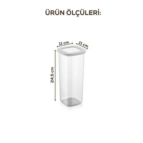Vienev Etiketli Foly Kare Erzak Saklama Kabı Seti 24lü 1,75 Büyük Boy Beyaz Vienev Etiketli Foly Kare Erzak Saklama Kabı Seti 24lü 1,75 Büyük Boy Beyaz