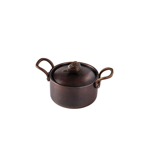 Voeux Artisan Koleksiyonu Bakır Derin Tencere 16 cm