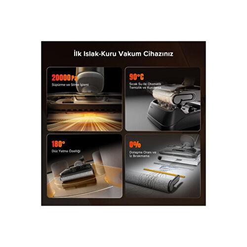 Roborock F25 Rt Islak Kuru Akıllı Dikey Süpürge Roborock F25 Rt Islak Kuru Akıllı Dikey Süpürge