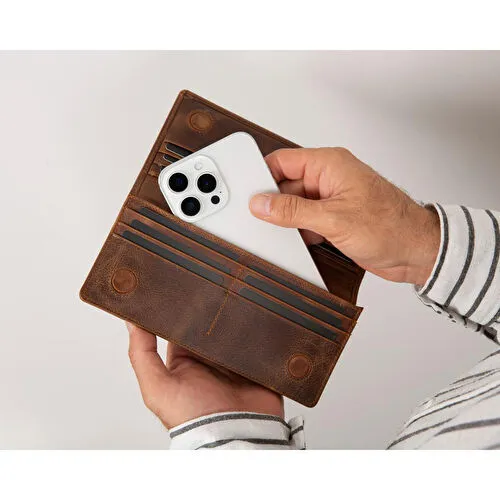 Bloominbag Celestina Umber Brown Hakiki Deri Telefon Bölmeli Cüzdan Bloominbag Celestina Umber Brown Hakiki Deri Telefon Bölmeli Cüzdan
