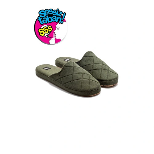Twigy Bako Sessiz Taban Erkek Ev Terliği Yeşil 41/46