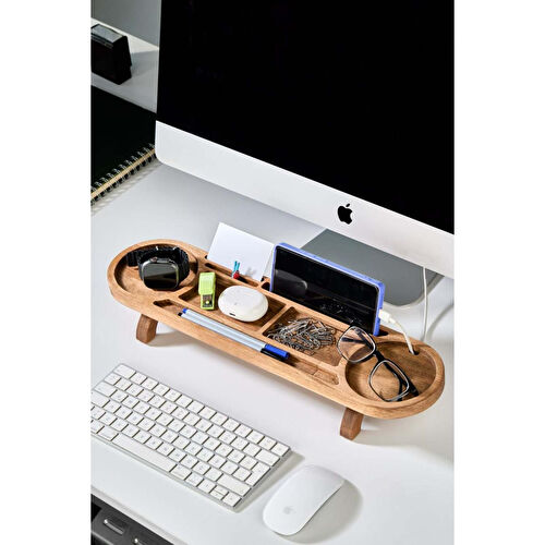 Lora Bianca Modera Ahşap Masa Üstü Düzenleyici Organizer - Ofis, Bilgisayar Masası Masa Üstü Düzenleyici Kahverengi Lora Bianca Modera Ahşap Masa Üstü Düzenleyici Organizer - Ofis, Bilgisayar Masası Masa Üstü Düzenleyici Kahverengi