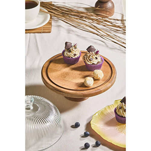 Lora Bianca Eterna 22 Cm Cam Fanuslu Ayaklı Kek Kurabiye Pasta Standı Şeffaf Lora Bianca Eterna 22 Cm Cam Fanuslu Ayaklı Kek Kurabiye Pasta Standı Şeffaf