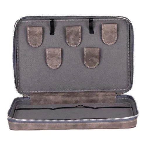 Bloominbag Arcadia Mist Gray Premium Deri Teknoloji Kablo & Aksesuar Düzenleyici