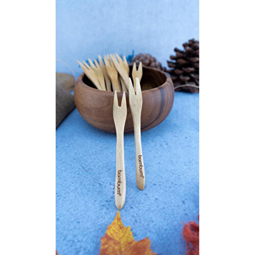 Bambum Piaz 12 Parça Çatal Seti Büyük