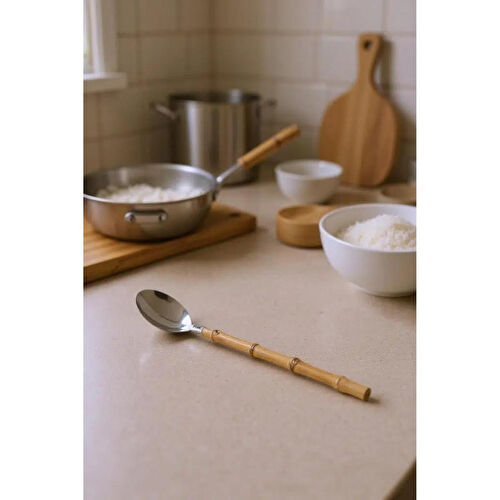 Bambum Mundo Bambu Saplı Kaşık 32*5cm