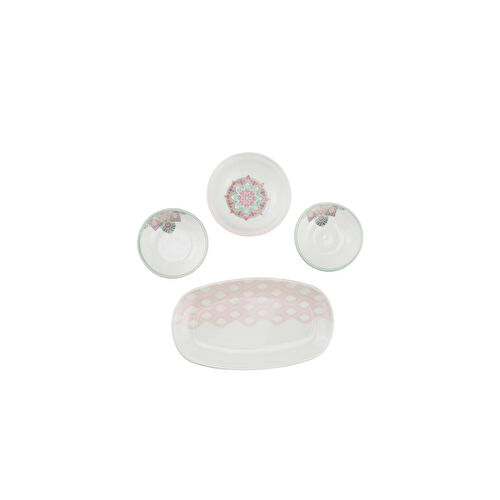 Bambum Moderna 14 Parça Kahvaltı Takımı Pink Bambum Moderna 14 Parça Kahvaltı Takımı Pink