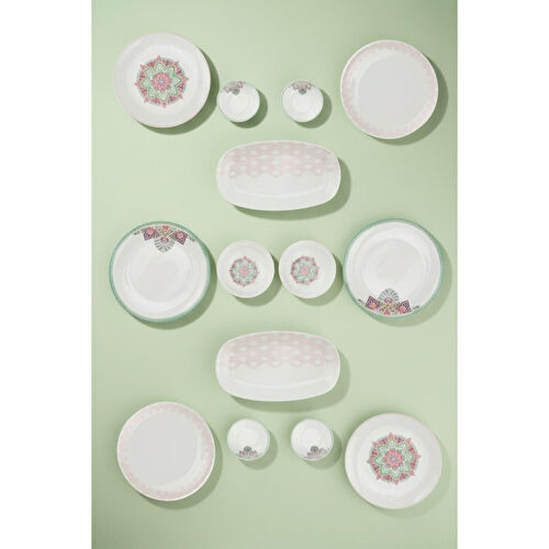 Bambum Moderna 14 Parça Kahvaltı Takımı Pink