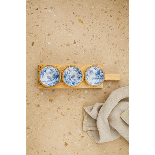 Bambum Gura 4 Parça Çerezlik Gül Bambum Gura 4 Parça Çerezlik Gül