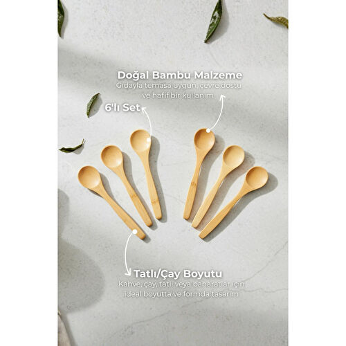 Bambum Rino 6 Parça Çay Kaşık B0772