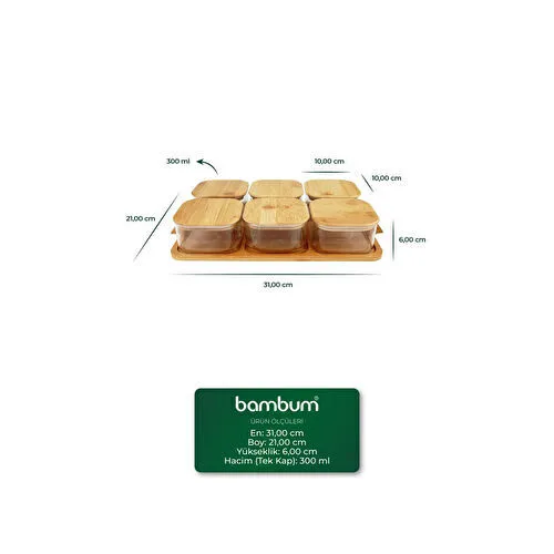 Bambum Penta 6'lı Kahvaltılık Seti