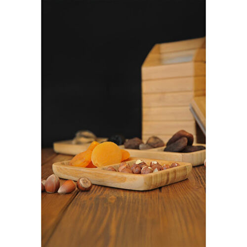 Bambum Ganberi 2 Bölmeli Çerezlik & Sosluk Bambum Ganberi 2 Bölmeli Çerezlik & Sosluk