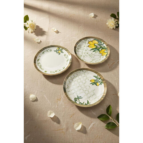 Bambum Moderna 14 Parça Kahvaltı Takımı Limon Bambum Moderna 14 Parça Kahvaltı Takımı Limon