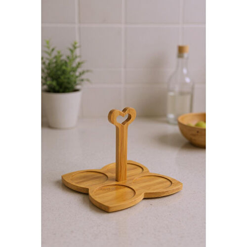 Bambum Fugu Bambu Standlı 4'lü Kupa Seti Bambum Fugu Bambu Standlı 4'lü Kupa Seti