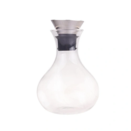 Bambum Metal Kapaklı Cam Sürahi T0803 Taşev Sahi 21x15 Cm 1500 Ml