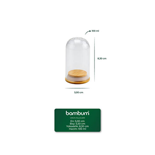 Bambum Fiora Yağlık Sirkelik Tuzluk & Biberlik Bambum Fiora Yağlık Sirkelik Tuzluk & Biberlik