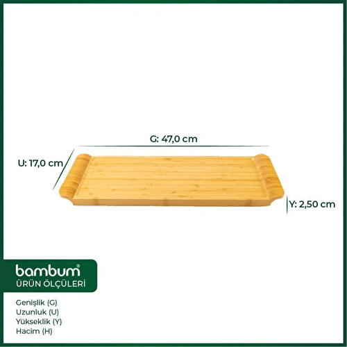 Bambum Bambu 47 Cm Tepsi Bambum Bambu 47 Cm Tepsi
