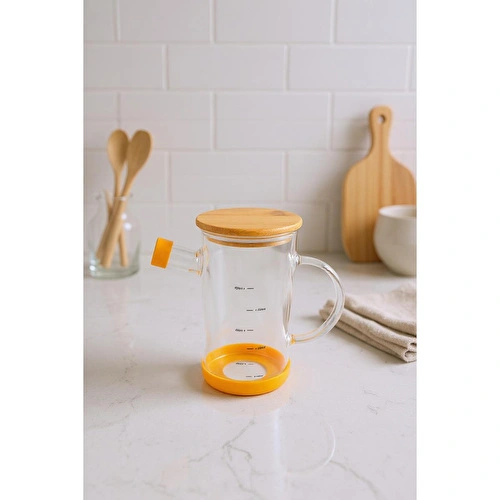 Bambum Gepetto - Bambu Kapaklı Yağdanlık 600ml