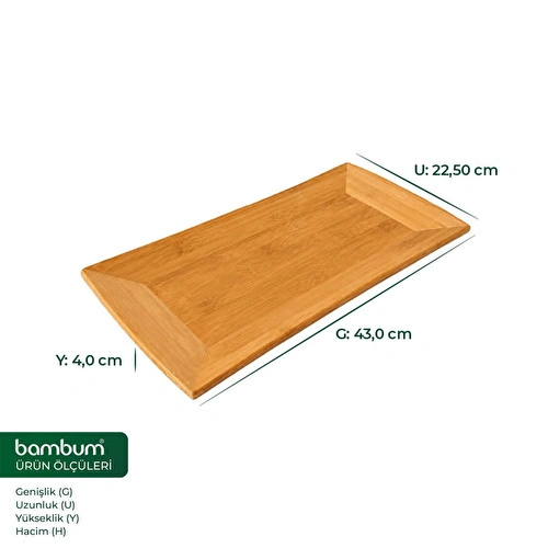 Bambum Americano Tepsi 43 Cm Bambum Americano Tepsi 43 Cm
