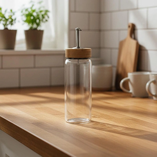 Bambum Mima Bambu Kapaklı Yağdanlık 300ml