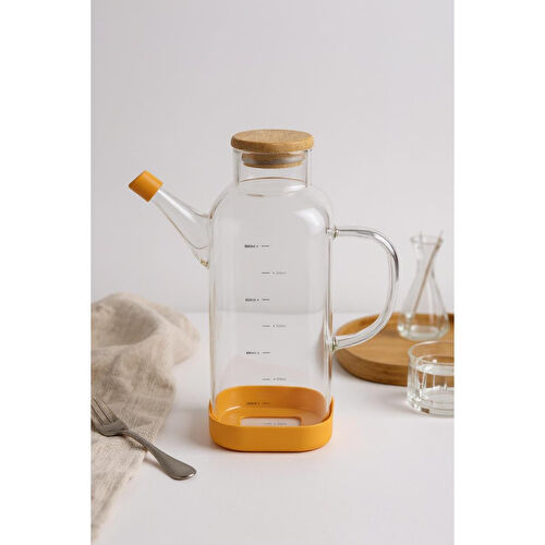 Bambum Petto Bambu Kapaklı Yağdanlık 800ml