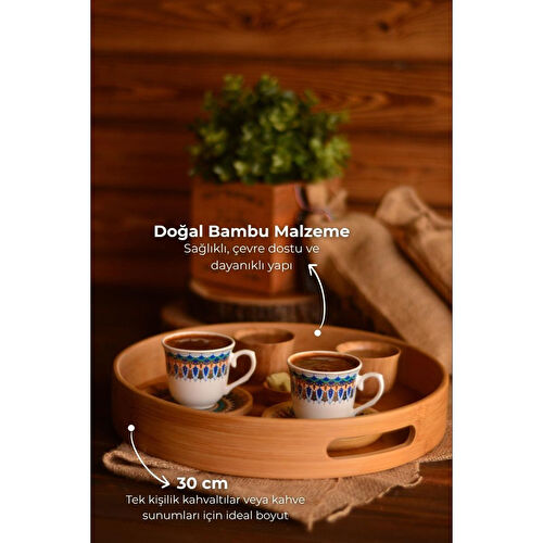 Bambum Carne Yuvarlak Tepsi 30 Cm