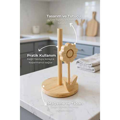 Bambum Patya Papatya Kağıt Havluluk B3923