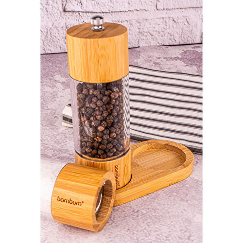 Bambum Pepper 2’li Tuz & Karabiber Öğütücü Set Bambum Pepper 2’li Tuz & Karabiber Öğütücü Set