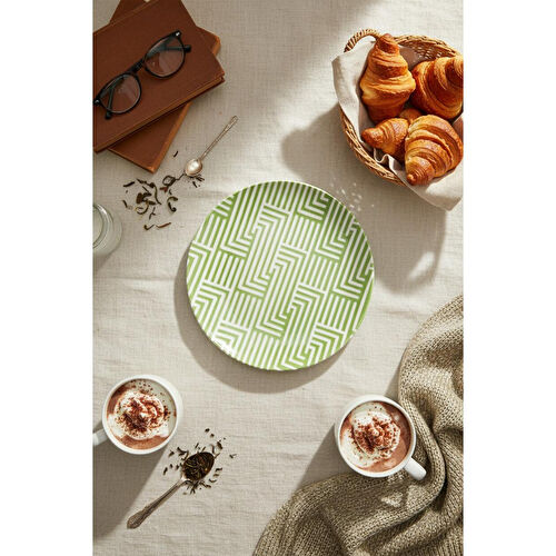 Bambum Moderna 6'lı Pasta Tabağı Waves Bambum Moderna 6'lı Pasta Tabağı Waves