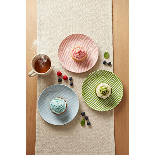 Bambum Moderna 6'lı Pasta Tabağı Waves Bambum Moderna 6'lı Pasta Tabağı Waves