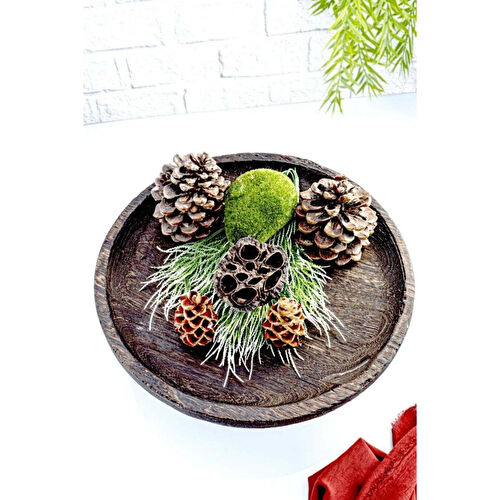 Bambum Alina - Ayaklı Sunum Tepsisi Büyük