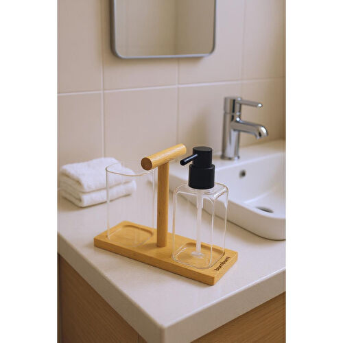 Bambum Vento 2'li Sabunluk Set Silver Bambum Vento 2'li Sabunluk Set Silver